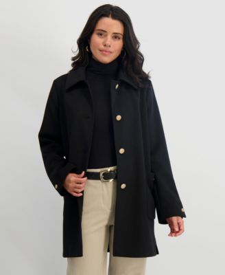 Tahari - Women's Collared Single-Breasted Coat