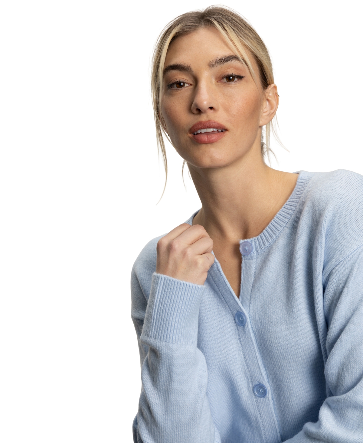 Sanctuary Women's Must-have Button-front Cardigan In Blue