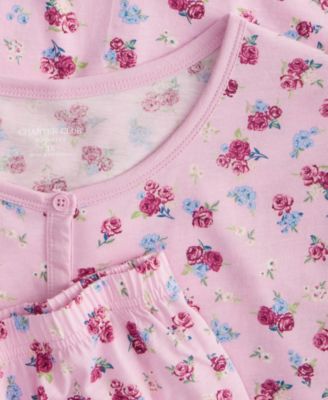 Plus Size Cotton Essential Button-Down Pajama Set