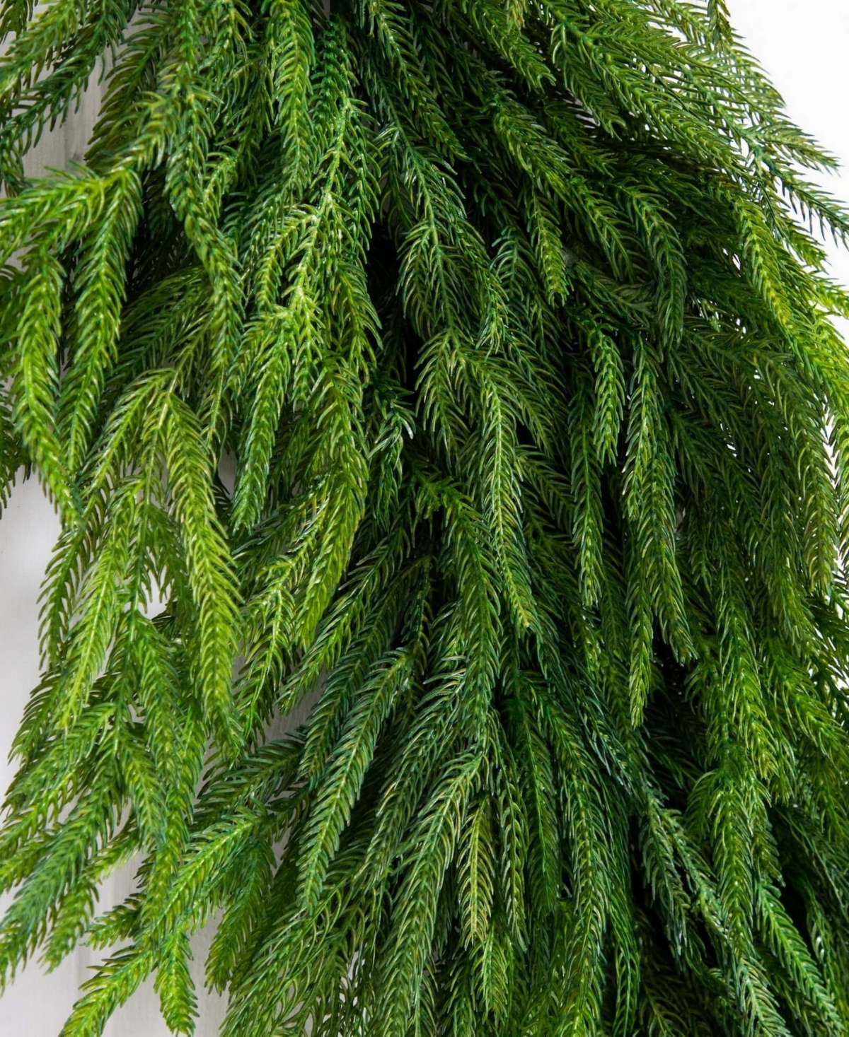 Nearly Natural 8" Artificial Touch Norfolk Island Pine Garland with Natural Look