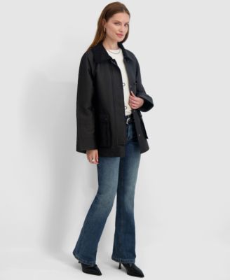 Women's Collared Canvas Barn Jacket