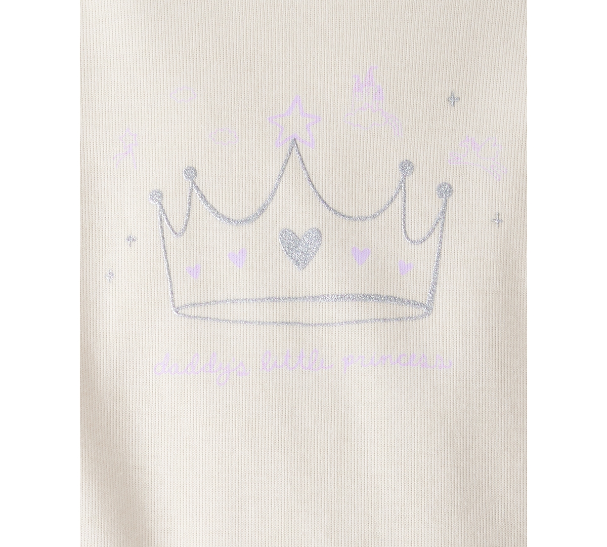 Carter's Baby Girls Daddy's Little Princess Cotton Long-sleeve Bodysuit & Pants, 2 Piece Set In Multi