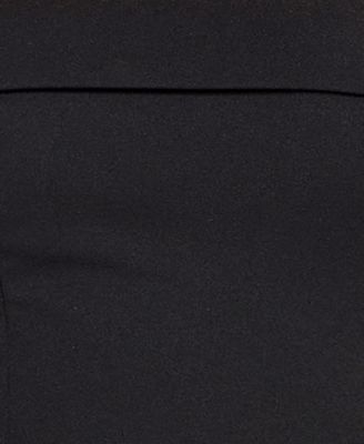 Juniors' Scuba Crepe Fit & Flare Dress