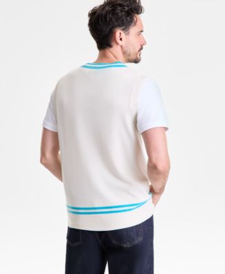 Men's Regular-Fit 100% Cashmere V-Neck Sweater Vest, Macy's Exclusive