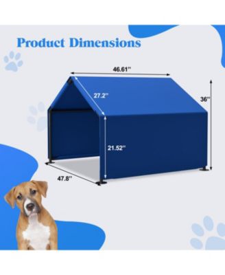 Dog Shade Shelter - Waterproof Sun Protection Blue