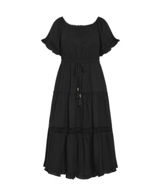 Plus Size Angel Midi Dress