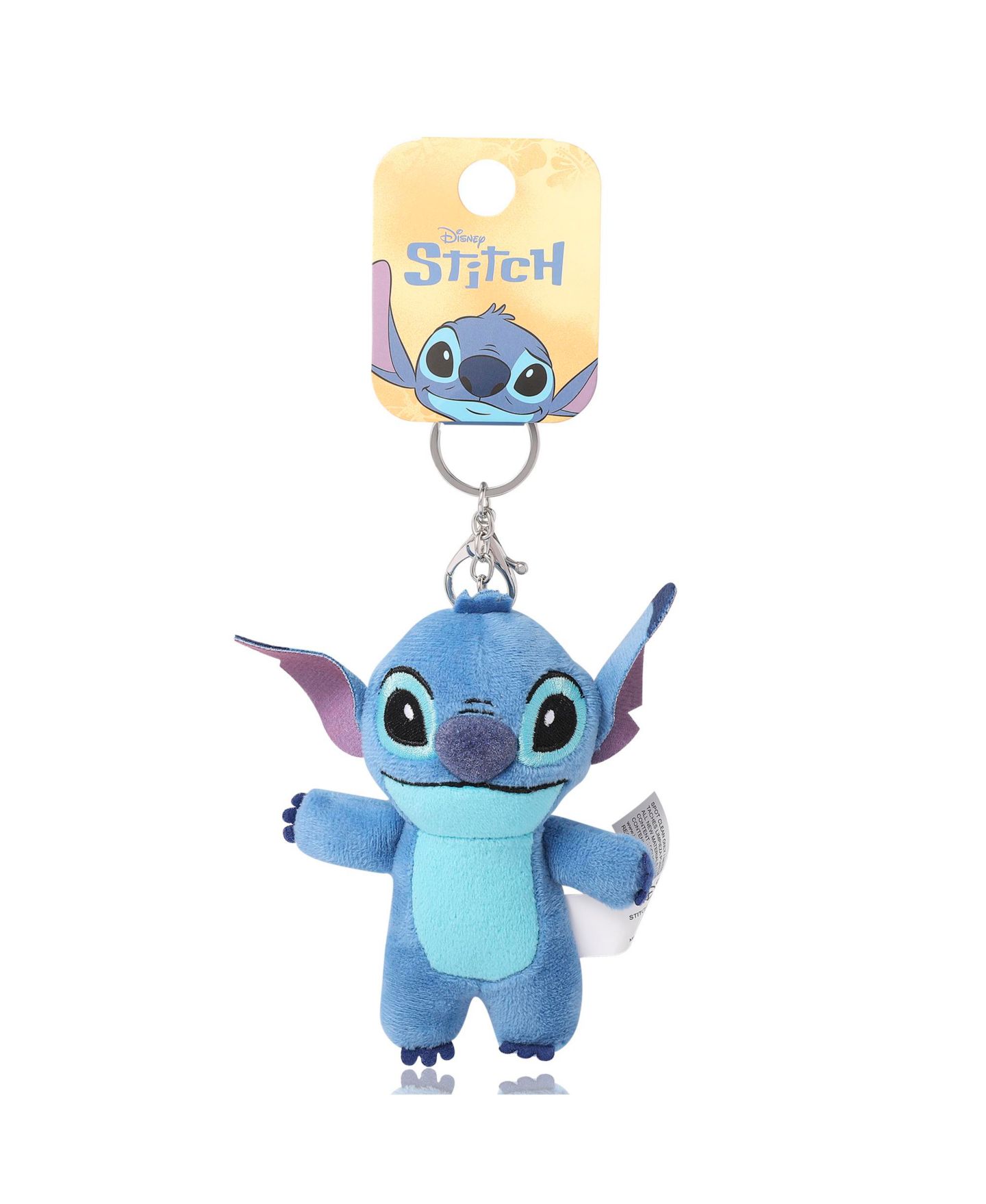 Брелок Disney Stitch Plush Keychain, цвет: Синий — фото 6