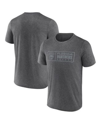 Fanatics - Men's&nbsp;Heather Charcoal Florida Panthers Black Ice Synthetic T-Shirt