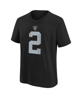 Big Boys and Girls Ashton Jeanty Black Las Vegas Raiders 2025 NFL Draft First Round Pick Name Number T-Shirt
