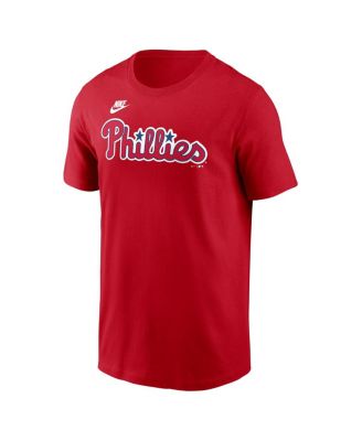 Men's Ryan Howard Red Philadelphia Phillies Fuse Name Number T-Shirt