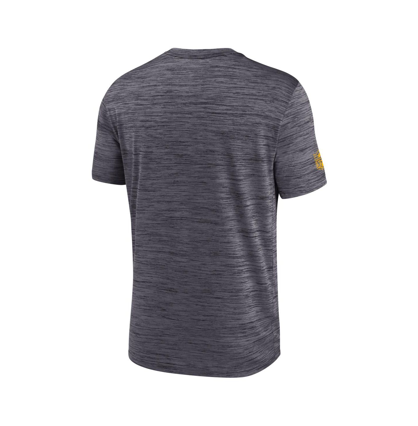Мужская футболка Nike Black Pittsburgh Steelers Big & Tall Sideline Velocity Performance — фото 2