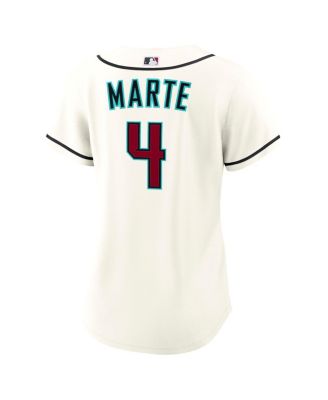 Women's Ketel Marte Cream Arizona Diamondbacks Home Replica Jersey