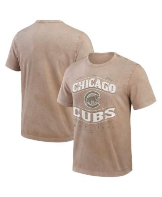 Fanatics - Men's Tan Chicago Cubs Sun Faded T-Shirt