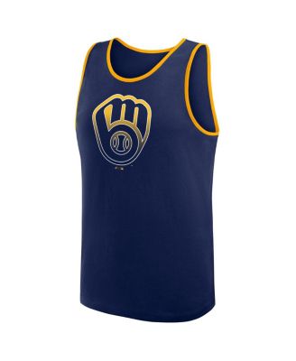 Men's Navy Milwaukee Brewers Unmatched Success Tank Top