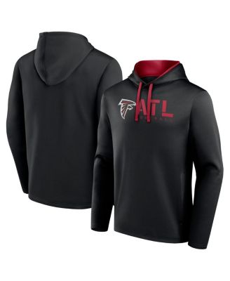 Logo Athletic - Men's Black Atlanta Falcons Head Start Pullover Hoodie