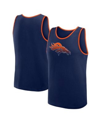 Logo Athletic - Men's Navy Denver Broncos Unmatched Success Tank Top