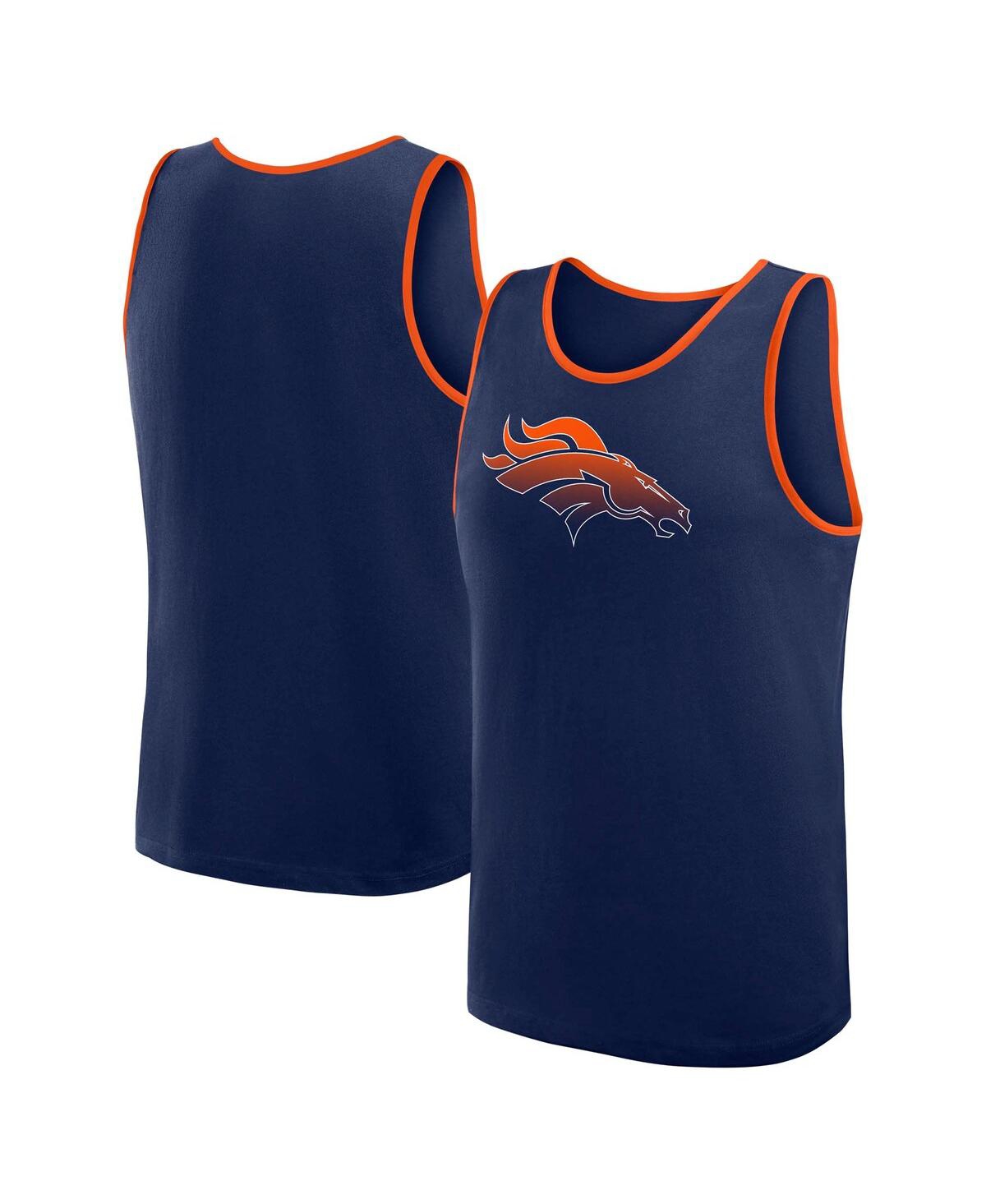 Men's Navy Denver Broncos Unmatched Success Tank Top - Navy
