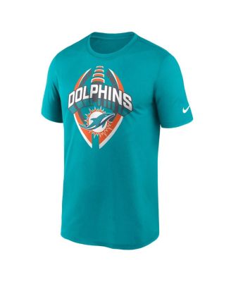 Men's Aqua Miami Dolphins Big Tall Primetime Legend Icon Performance T-Shirt