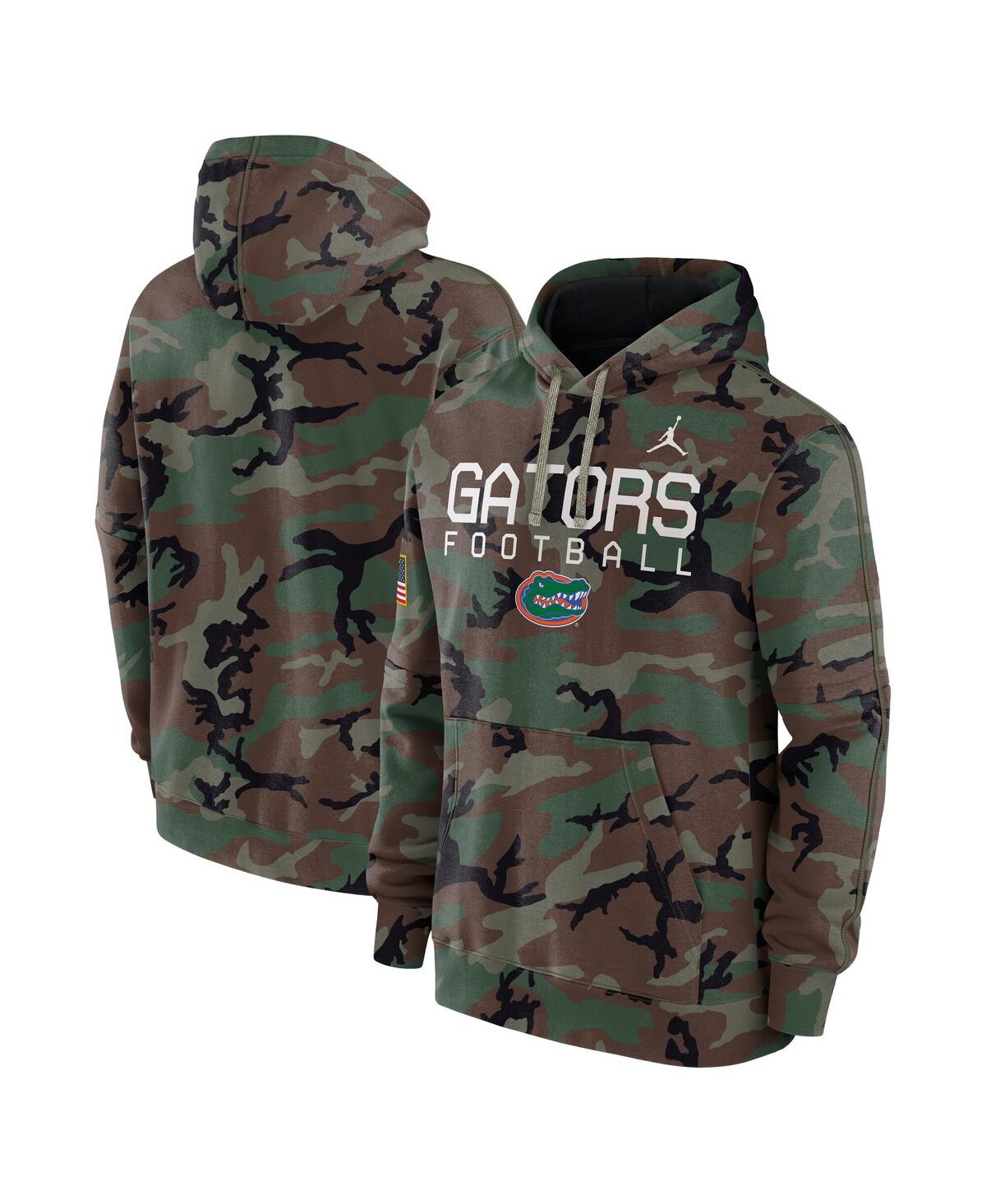 Men's Camo Florida Gators 2024 Military Appreciation Club Fleece Pullover Hoodie - Camo