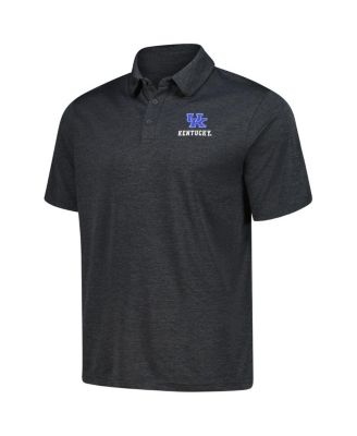 Men's&nbsp;Heather Charcoal Kentucky Wildcats Carbon Polo Shirt