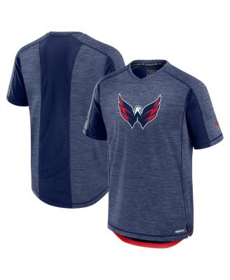 Fanatics - Men's&nbsp;Heather Navy Washington Capitals Authentic Pro Rink Performance T-Shirt