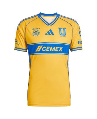 Men's Gold Tigres UANL 2025/26 Home Replica Jersey