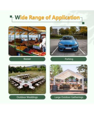 16x32 Party Tent w/ Sidewalls & Bags - Wedding BBQ Camping