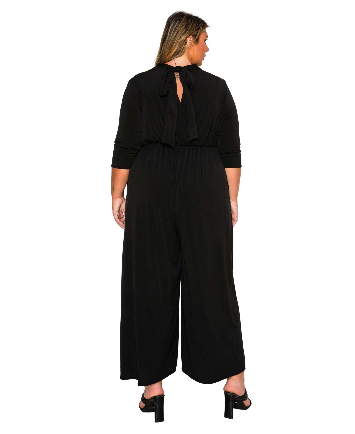 Women's Plus Size Summer Wide Leg Pocket Jumpsuit