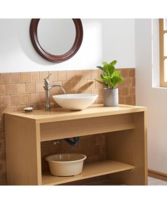 Waterfall Single Hole Single-Handle Vessel Bathroom Faucet in oil rubbed bronze