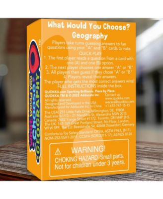 What Would You Choose - Family Card Game for Kids Ages 6-8
