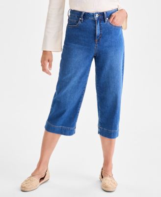 Women's High Rise Culotte Jeans, Macy's Exclusive