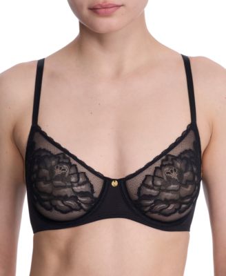 Natori - Women's Flora Lace Unlined Underwire Balconette Bra