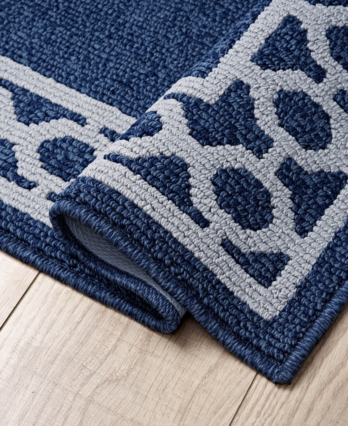 Jean Pierre Christine Trellis Border Tufted Runner Rug