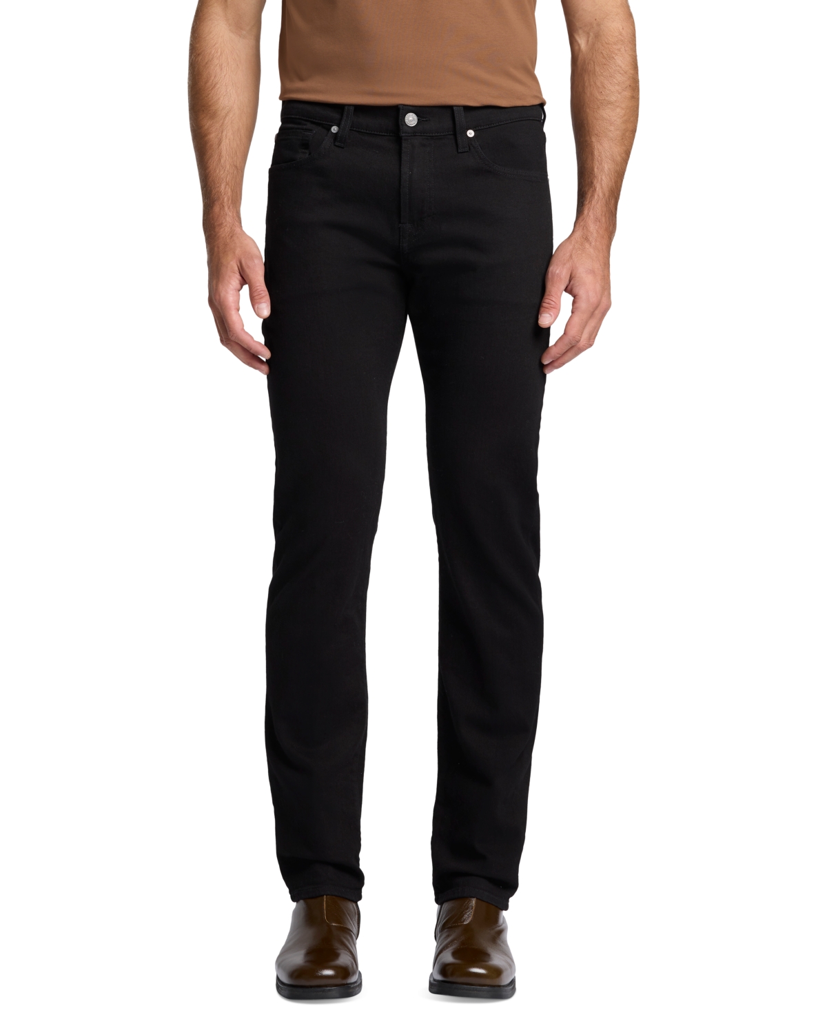 7 For All Mankind Men's Slimmy Slim-fit Jeans In Black