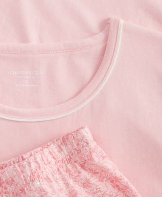 Women's Long-Sleeve Jersey Pajama Set