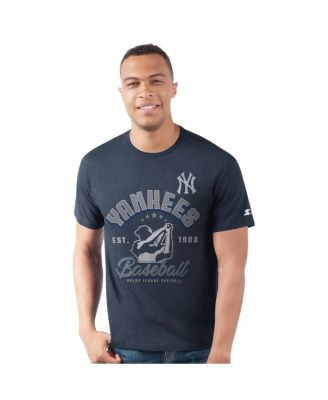 Starter - Men's Navy New York Yankees Prime Time Batter T-Shirt