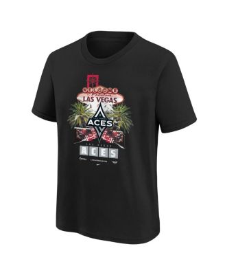 Big Boys and Girls Black Las Vegas Aces Original Content T-Shirt