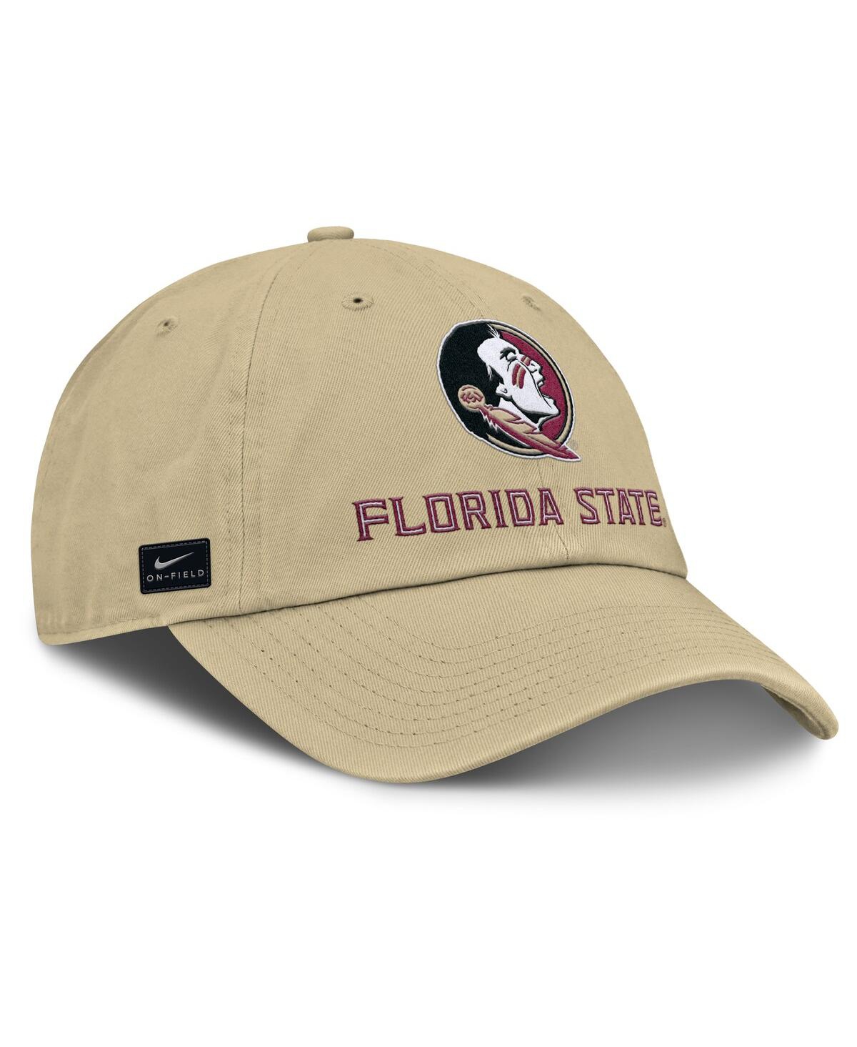 Men's Gold Florida State Seminoles 2025 Sideline Club Adjustable Hat - Gold