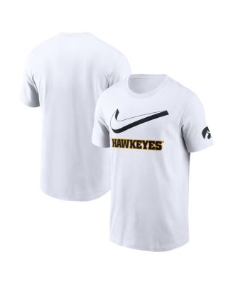 Nike - Men's White Iowa Hawkeyes Primetime 2-Hit Swoosh T-Shirt