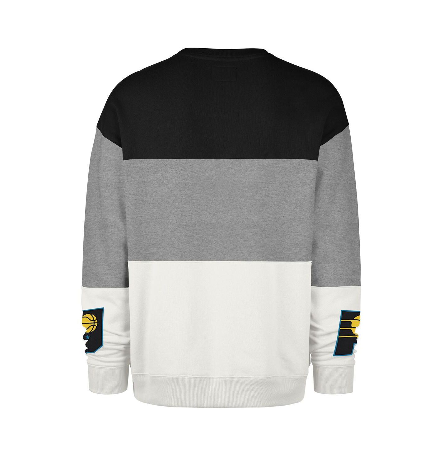 Толстовка '47 Brand Gray Indiana Pacers 2024/25 City Edition On Five Maximalist Pullover — фото 2