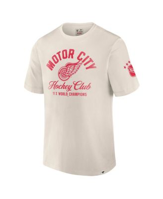 Men's White Detroit Red Wings Decades Collection Timeless T-Shirt
