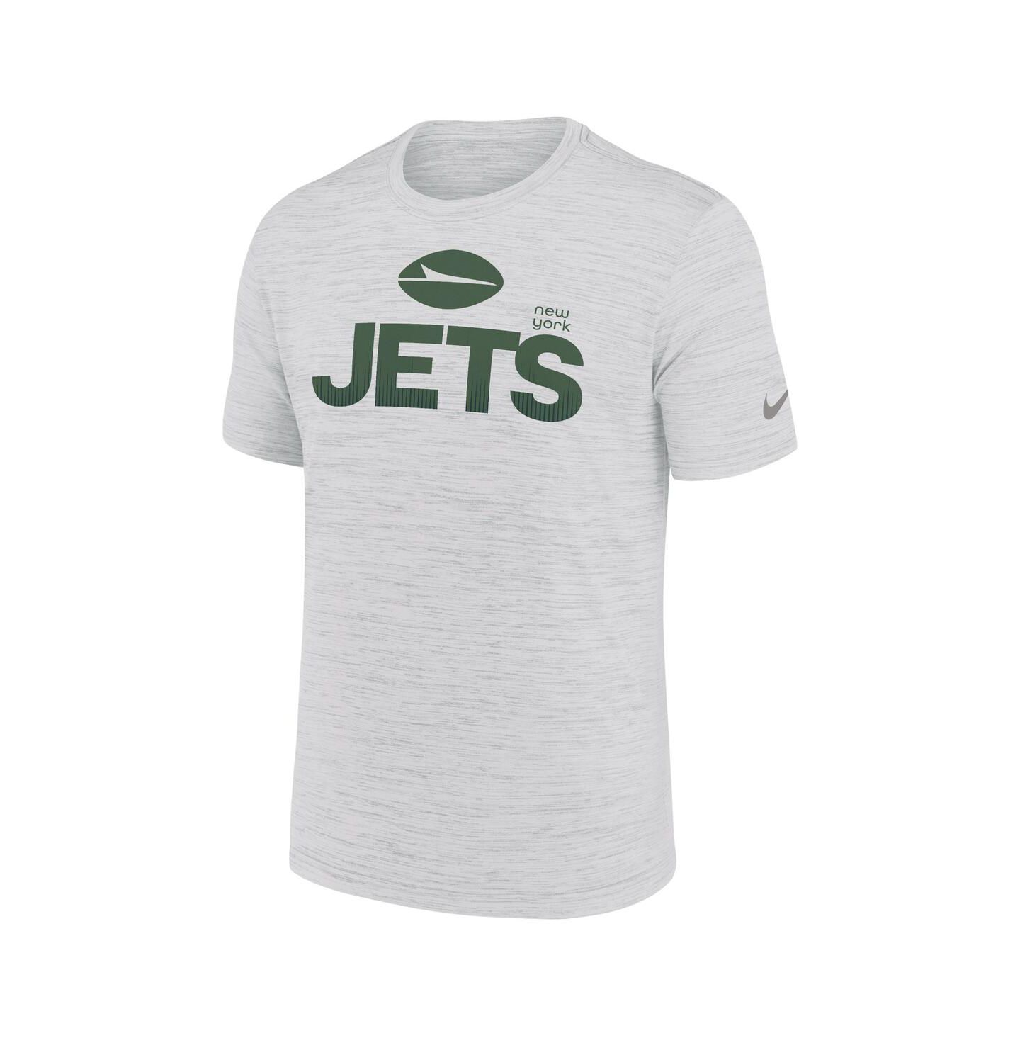 Мужская футболка Nike Ash New York Jets Blitz Velocity Modern Performance — фото 3