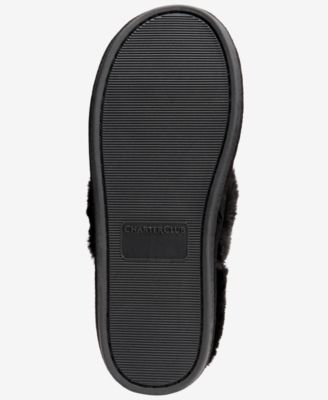 Women's Faux-Fur-Lined Slippers, Macy's Exclusive