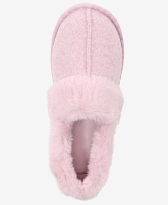 Women's Faux-Fur-Lined Slippers, Macy's Exclusive