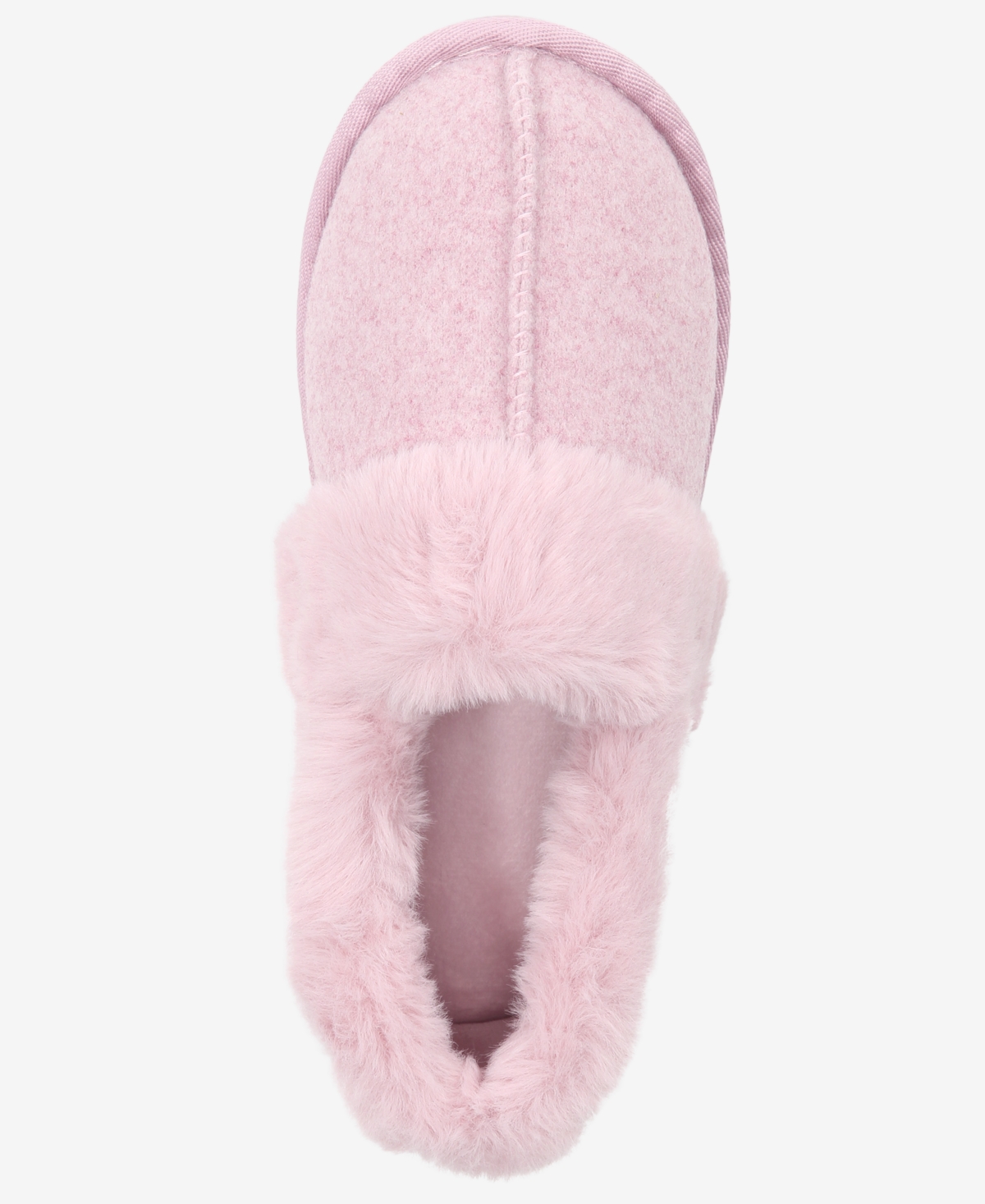 Charter Club Women's Faux-fur-lined Slippers, Macy's Exclusive In Pink