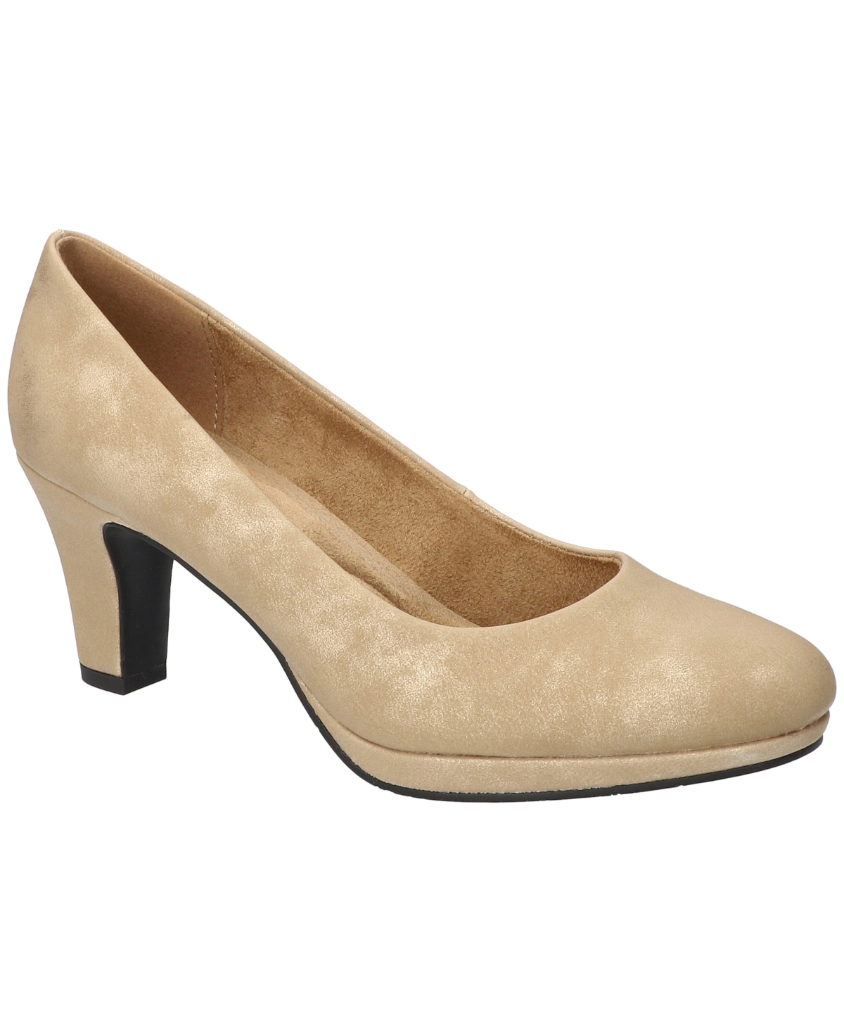 Easy Street Women's Equinox Platform Slip-on Pumps In Gold