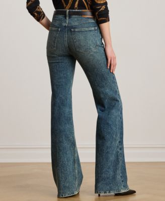 Petite High-Rise Flare Jeans