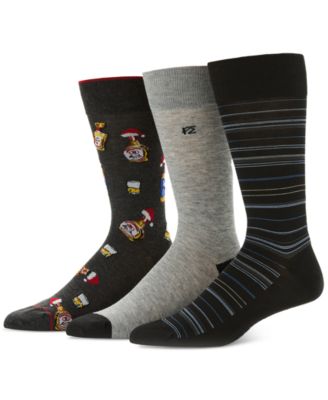Men's 3pk. Mixed Patterned Socks