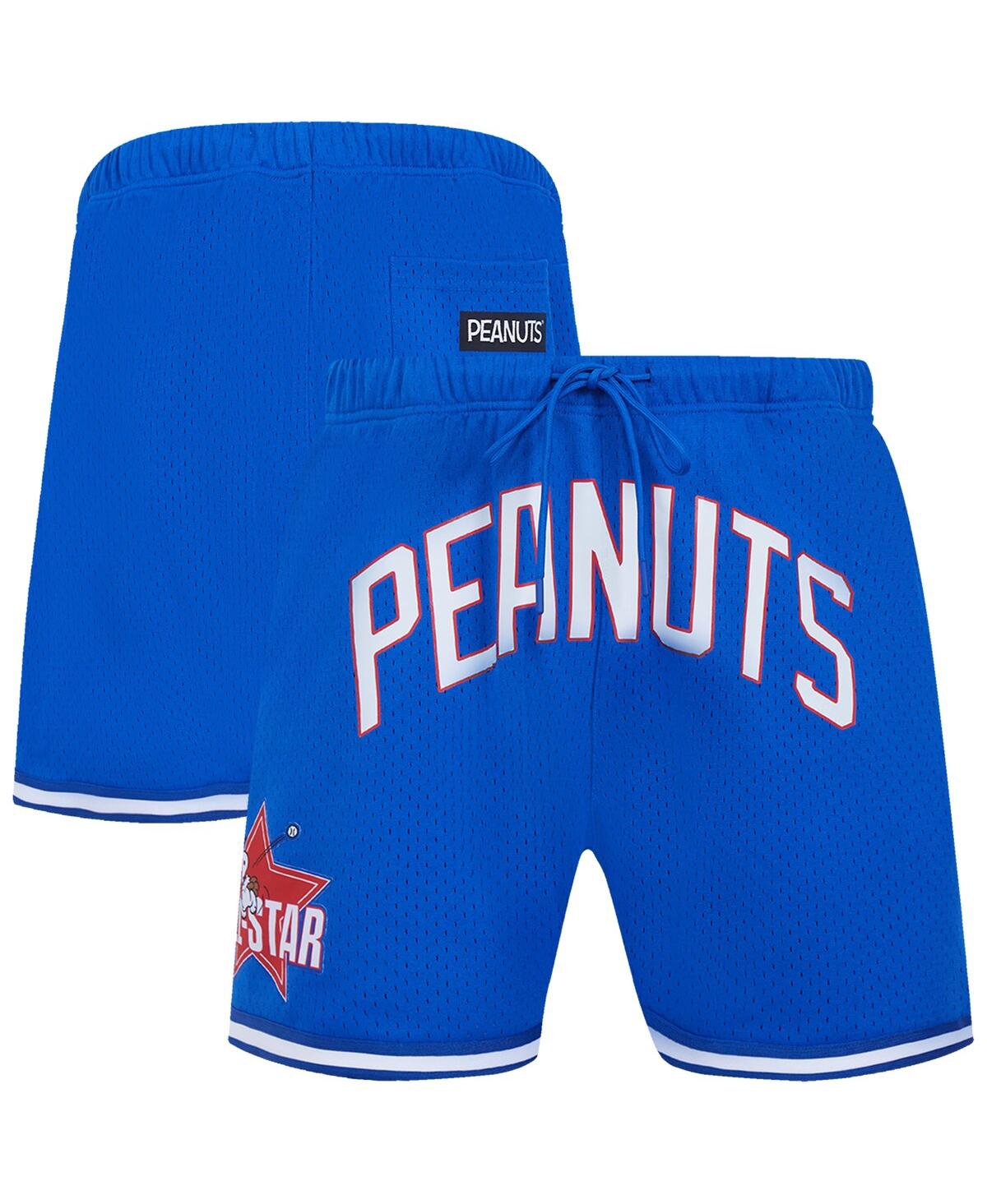 Men's Royal Peanuts Snoopy Good Grief Mesh Shorts - Royal