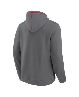 Men's Gray Wisconsin Badgers Toppler Fleece Pullover Hoodie